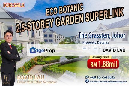 The Grassten @ Eco Botanic 2.5-Storey Garden Superlink House, Johor, Nusajaya