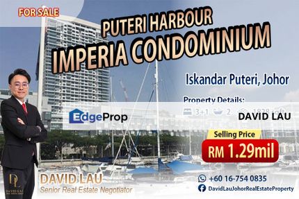 Puteri Harbour Imperia Condominium 4 Bedrooms 2 Bathrooms Marina View for Sale, Johor, Kota Iskandar