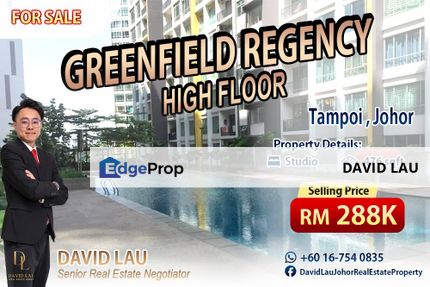 Tampoi Greenfield Regency Studio High Floor Fully Renovated for Sale, Johor, Tampoi