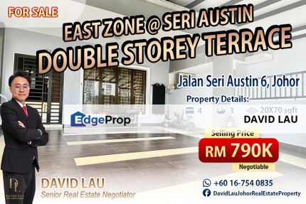 East Zone @ Seri Austin Double Storey Terrace House 双层排屋 for Sale, Johor, 