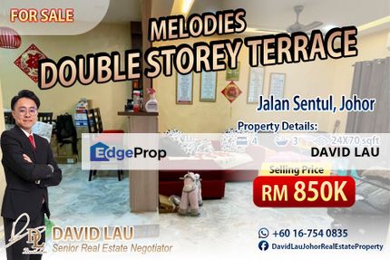 Melodies Double Storey Terrace House Renovated Unit, Johor, Johor Bahru