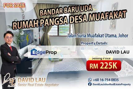 Bandar Baru Uda Rumah Pangsa Desa Muafakat for Sale, Johor, Johor Bahru