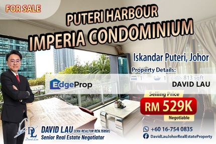 Puteri Harbour Imperia Condominium 1 Bedroom 1 Bathroom for Sale, Johor, Kota Iskandar
