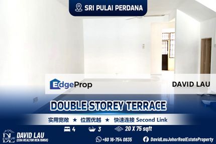 Sri Pulai Perdana Double Storey Terrace for Sale, Johor, Skudai