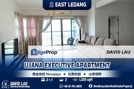 Ujana Executive Apartment 3 Bedrooms 1 Maid Room 2 Bathrooms, Johor, East Ledang