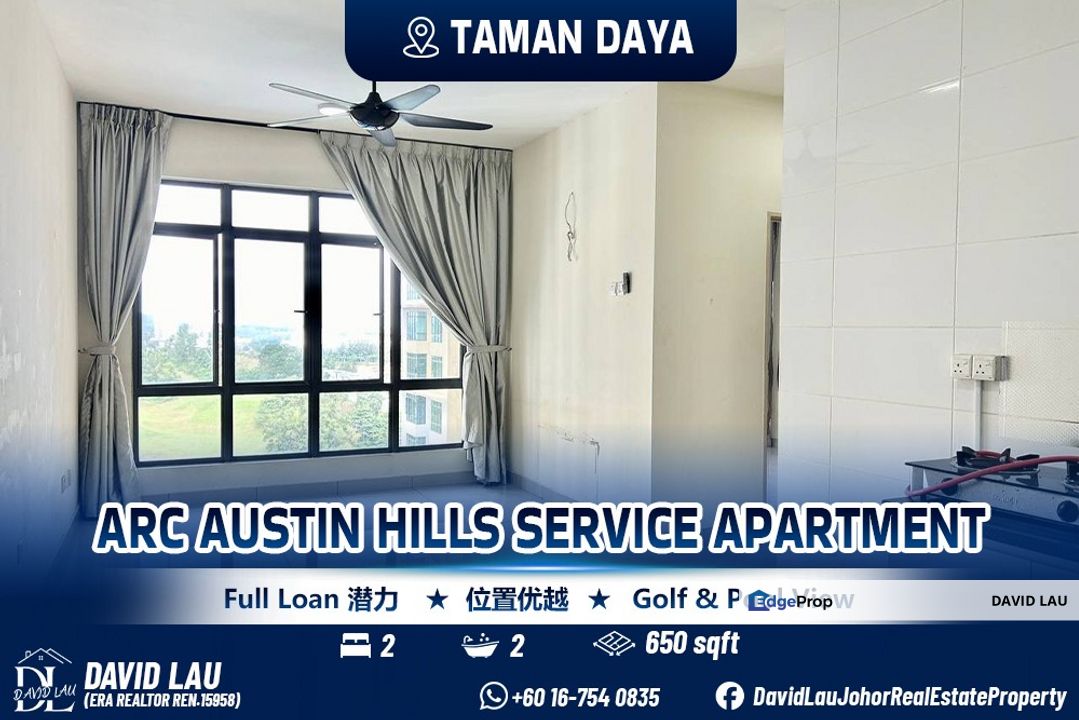 Taman Daya ARC Austin Hills Service Apartment 2 Bedrooms 2 Bathrooms, Johor, Johor Bahru