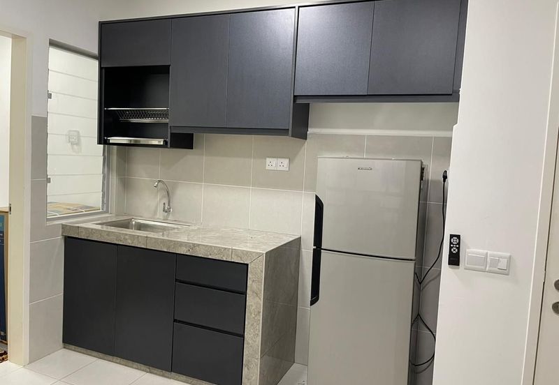 {Kitchen cabinet} Harmoni Apartment , Eco Majestic , Semenyih