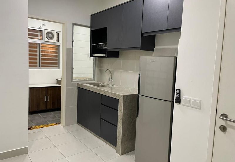 {Kitchen cabinet} Harmoni Apartment , Eco Majestic , Semenyih
