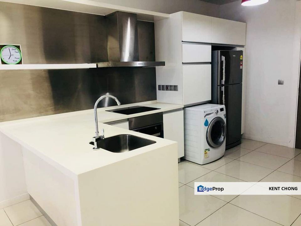 Fully Furnished Duplex Unit For Rent at M City, Jalan Ampang – 998 sqft, 1 Bedroom, 2 Baths， KL City , KLCC, Kuala Lumpur, Ampang