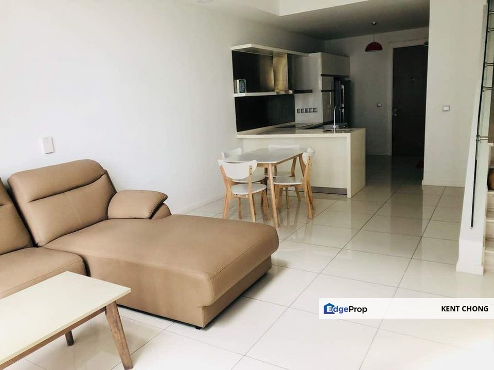 Fully Furnished Duplex Unit For Rent at M City, Jalan Ampang – 998 sqft, 1 Bedroom, 2 Baths， KL City , KLCC, Kuala Lumpur, Ampang
