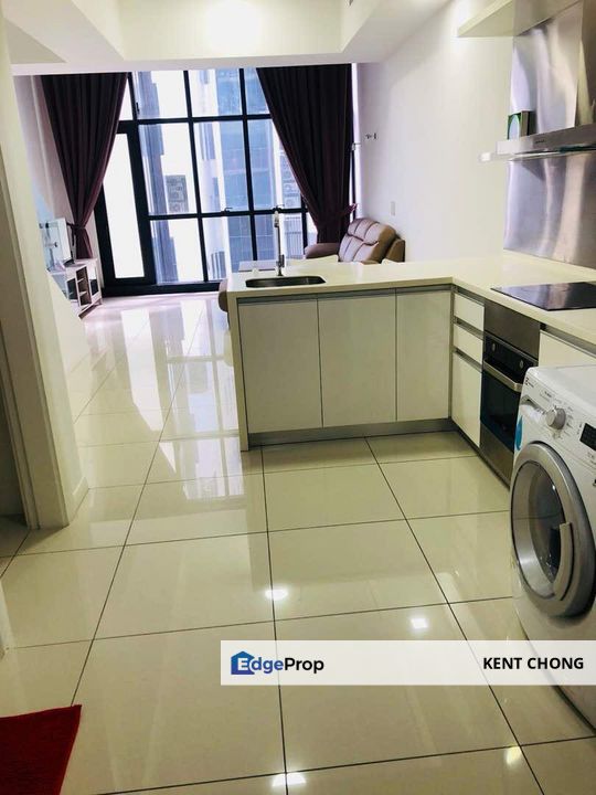 Fully Furnished Duplex Unit For Rent at M City, Jalan Ampang – 998 sqft, 1 Bedroom, 2 Baths， KL City , KLCC, Kuala Lumpur, Ampang