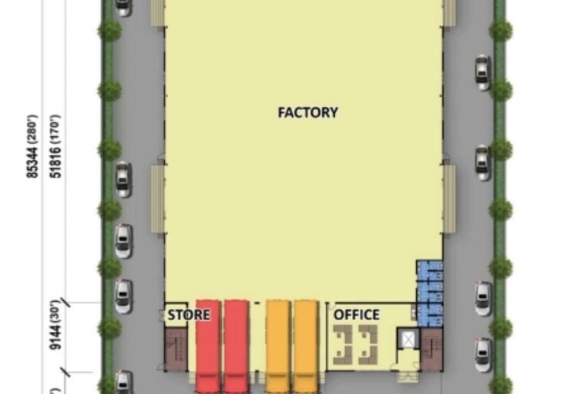 Klang freehold Bungalow factory at Kapar For Sale!!