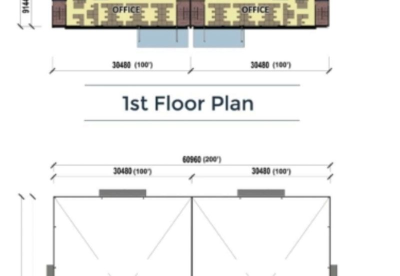 Freehold Brand New Semi D factory at Kapar For Sale!!