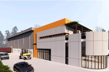 Freehold wanewly build warehouse at serendah for sale