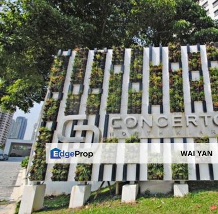 Concerto Full ID Unit Ready Move In, Kuala Lumpur, Dutamas