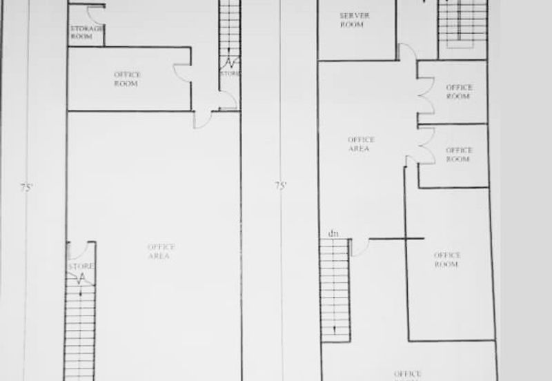 2 storeys shop for rental