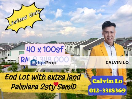 【End Lot】2sty SemiD Palmiera @ Kinrara Residence Bandar Kinrara Puchong, Bukit Jalil, Selangor, Puchong