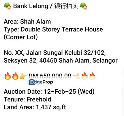 Bank Lelong-Seksyen 32, Shah Alam, Selangor, Shah Alam