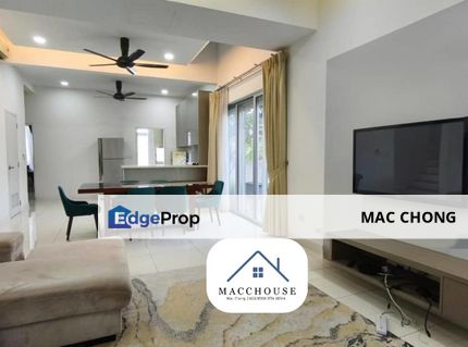 Peaceful Environment Gated & Guarded 24/7 Security Huge Corner Unit Fully Furnished Full Aircong, Selangor, Kajang