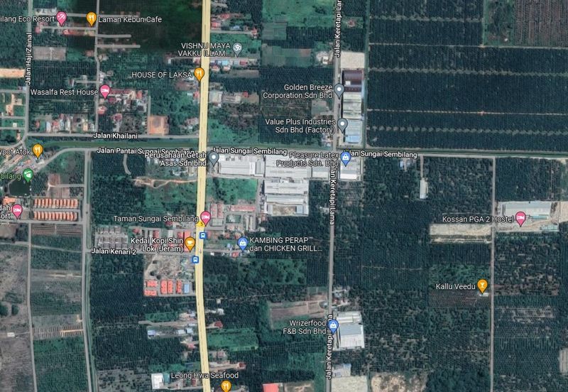 5 acres  Industrial Zoning Land, Jeram for Sale