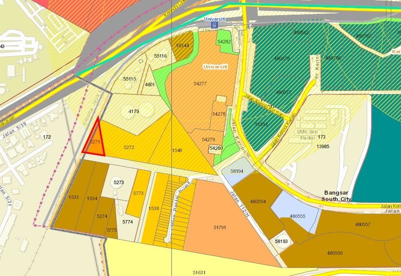 Mix Development Land in Bangsar South, Kuala Lumpur for Sale
