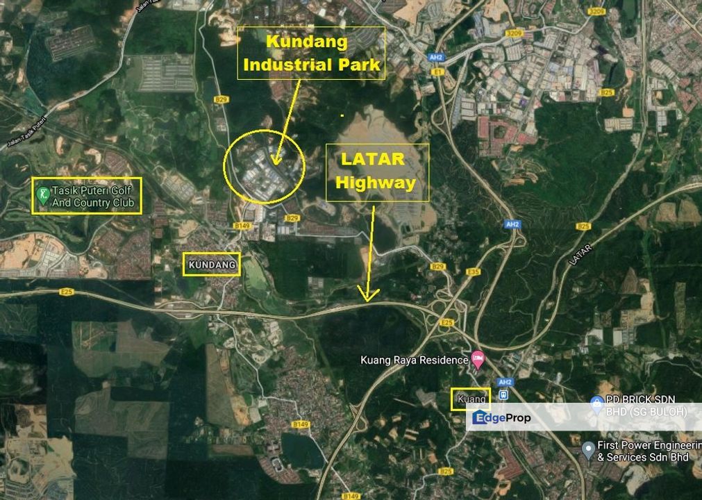 Industrial Land, Kundang, Rawang for Sale, Selangor, Kuang