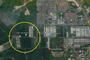 Industrial Land, Air Hitam (Black Water) for Sale
