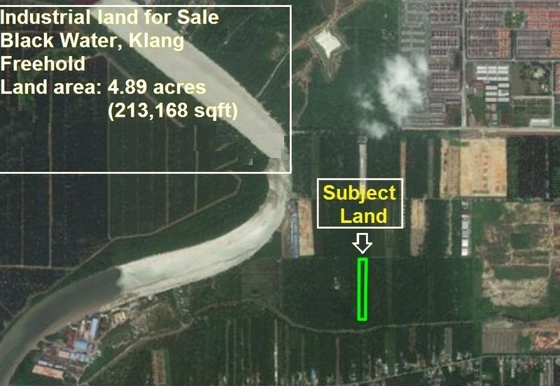Industrial Land, Air Hitam (Black Water) for Sale