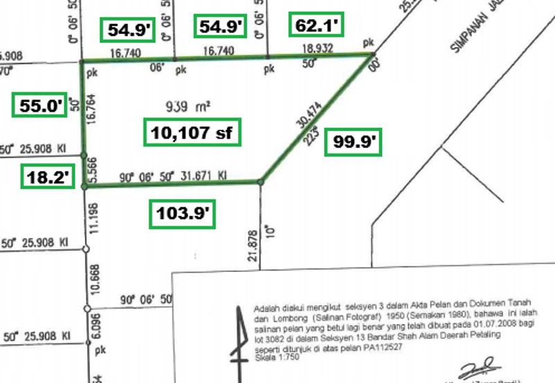 KGSAAS Golf Club, Seksyen 13