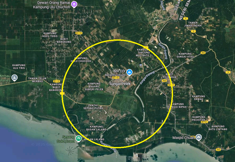 Mixed Development Land for Sale – Sungai Pelek, Sepang