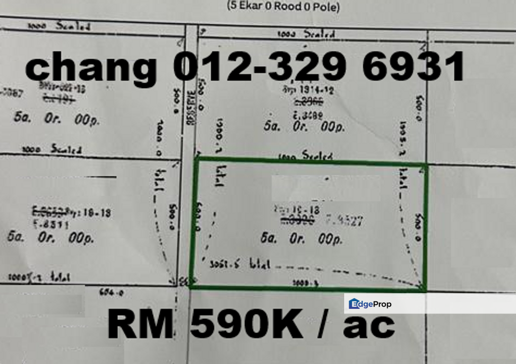 Freehold Telok Panglima Garang Agricultural Land for Sale, Selangor, Telok Panglima Garang