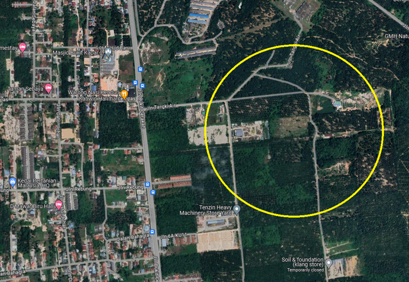 Residential Zoning Land Residential Zoning Land Jalan Tangki Air, Kampung Bukit Kapar, Kapar for Sale for Sale