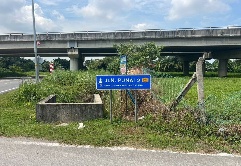 2 Acres Residential Zoning Land, Jalan Punia, Kampung Kebun Baru, Telok Panglima Garang for Sale