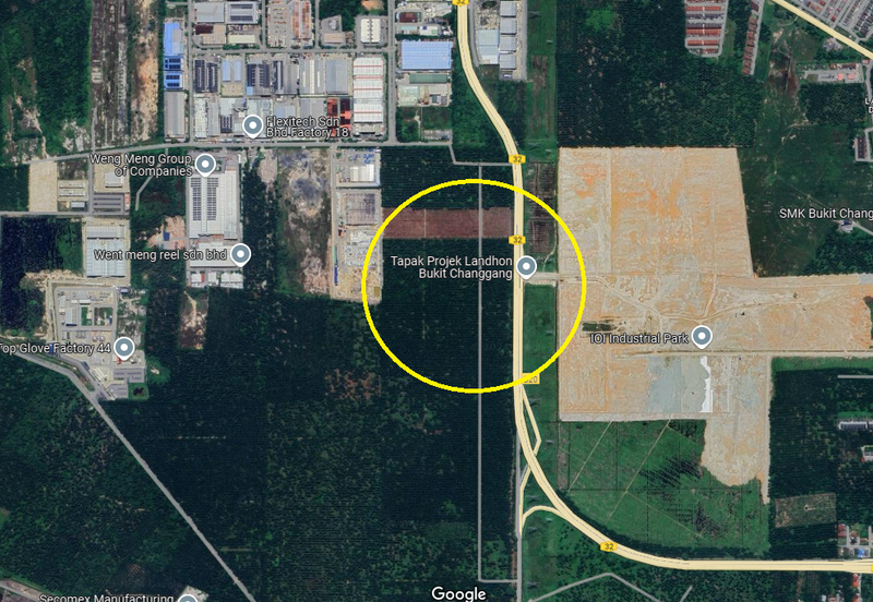 Industrial Zoning Land @ Olak Lempik Tanjung Dua Belas, Banting, Kuala Langat for Sale