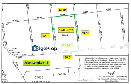 Bungalow Land at Jentayu, Bandar Baru Enstek, Negeri Sembilan for Sale, Negeri Sembilan, Seremban