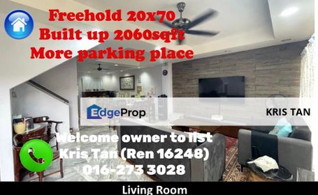 Taman Kemacahaya Freehold 2 Sty[20x70] Built up 2060sqft, Selangor, Batu 9th Cheras