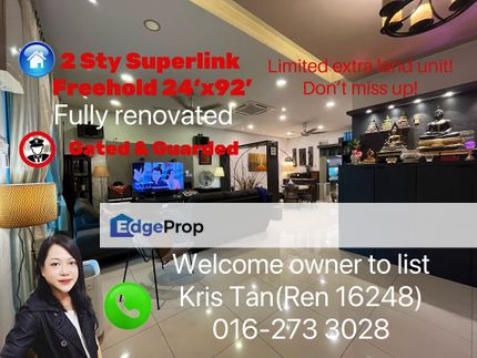 D'Premier, Bandar Damai Perdana,2 Sty Superlink[24x92]Fully Renovated, Selangor, Bandar Damai Perdana