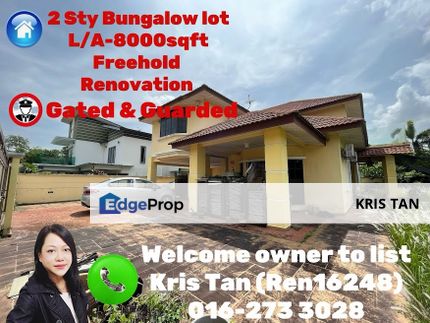 Hulu Langat Jaya, 2 Sty Corner Bungalow, 6r 5b, Partly furnish, Selangor, Batu 9th Cheras