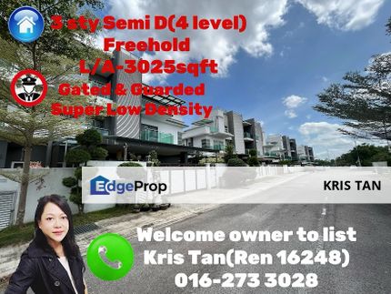 Beringin Avenue 3 Storey Semi D, Cheras Selangor., Selangor, Cheras South