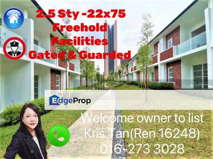 Emerald Hills, 2 Sty Superlink [22x75] G&Guarded, With Facilities, Kuala Lumpur, Cheras