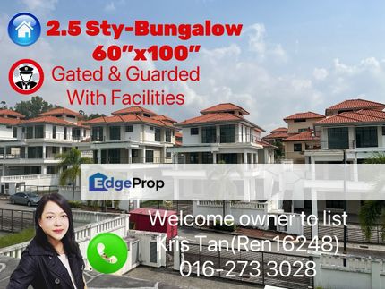 Damai Gayana, Freehold 2.5 Sty Bungalow lot, 60x100, facilities, Selangor, Bandar Damai Perdana
