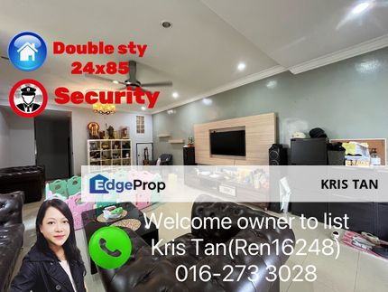 Taman Segar, 24x85 Double Storey house for sale, Kuala Lumpur, Cheras