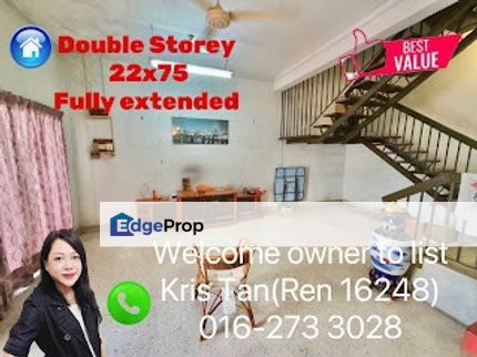 Taman Bukit Anggerik, Double Storey,22x75, Fully extended, Selangor, Cheras