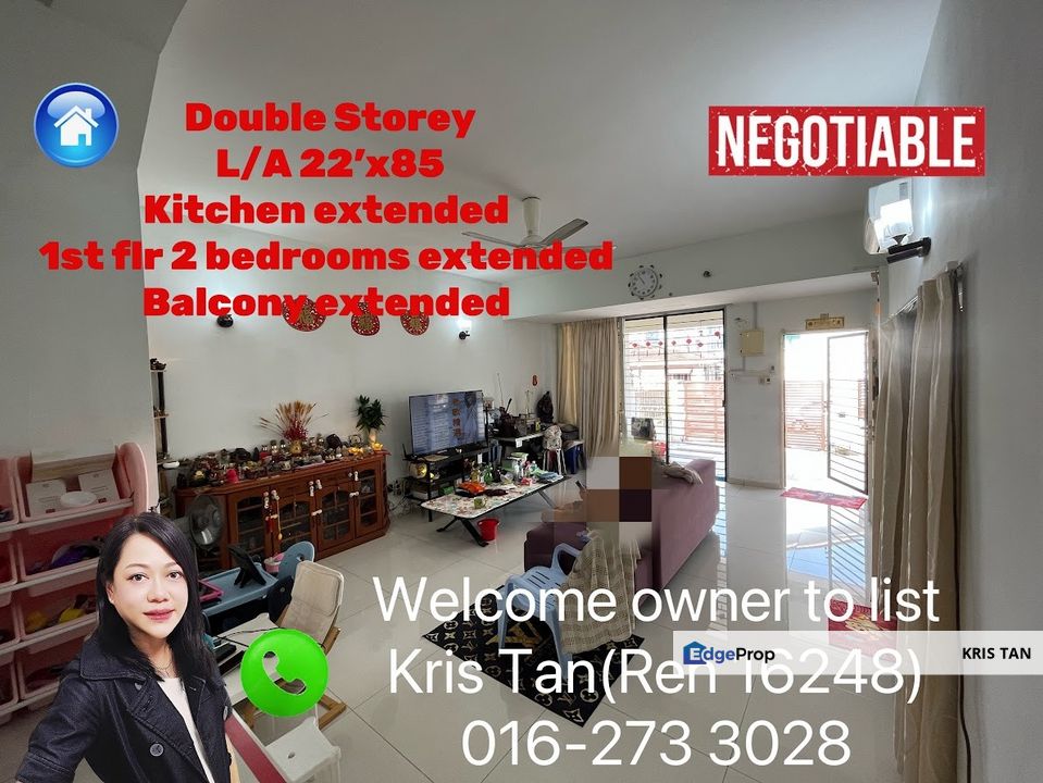 Taman Desa Aman,Double Sty[22x85] Fully Extended, Good location, Kuala Lumpur, Cheras