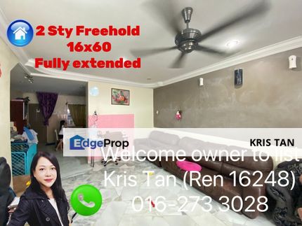 Taman Cheras Mas,Freehold 2 Sty[16x60]Kitchen Extended, Selangor, Batu 9th Cheras