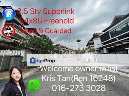 The Peak 2.5 Sty Superlink [24X85] Freehold,Living Flat Flooring, Selangor, Batu 9th Cheras