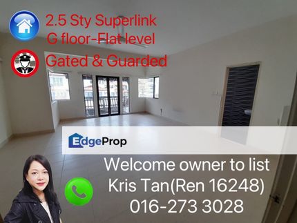 The Peak 2.5 Sty Superlink [24X75] Freehold,Living Flat Flooring, Selangor, Batu 9th Cheras