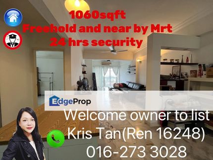 Awana Puri Condominium, Below market,1060 Sqft, Freehold, Near Mrt, Kuala Lumpur, Cheras