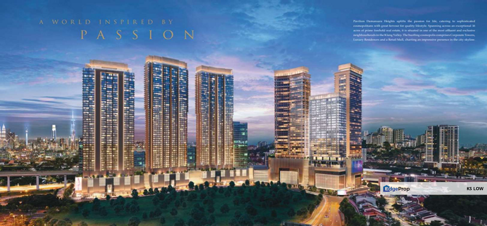 Condo, Regent Suites Pavilion Damansara Heights for Rent – 51st Floor KLCC View, Kuala Lumpur, Damansara Heights