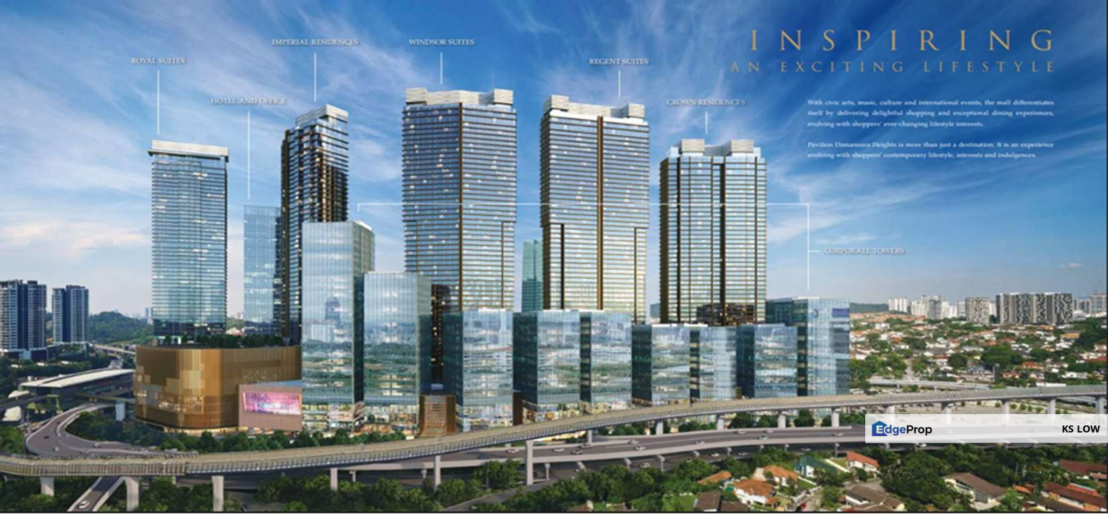 High Floor KLCC View Condominium – Regent Suites @ Pavilion Damansara Heights – 5% Yield Potential, Kuala Lumpur, Damansara Heights